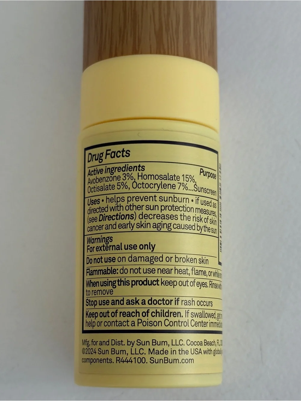 Sun Bum Original SPF 45 Sunscreen Face Mist. 1.35 FL OZ/ 40 mL.
